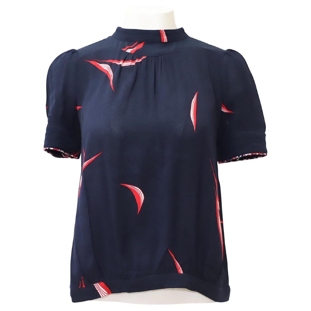 BA&SH Tara blouse Marine